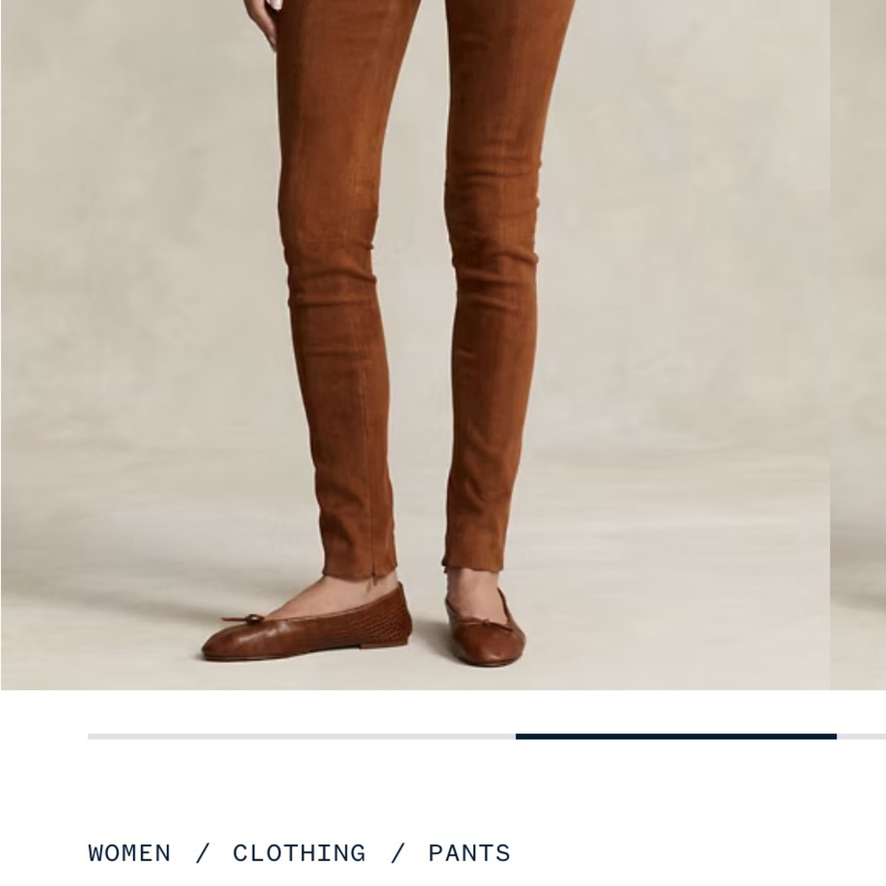 Polo by Ralph Lauren Brown Skinny Pants